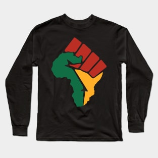 Black Power, Black Fist, Africa Fist, Black Lives Matter Long Sleeve T-Shirt